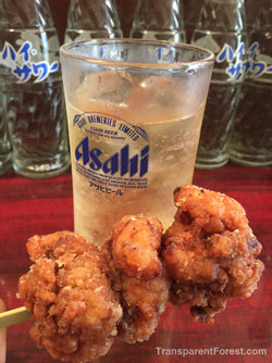 Japanese Highball and Kara-age Fried Chicket